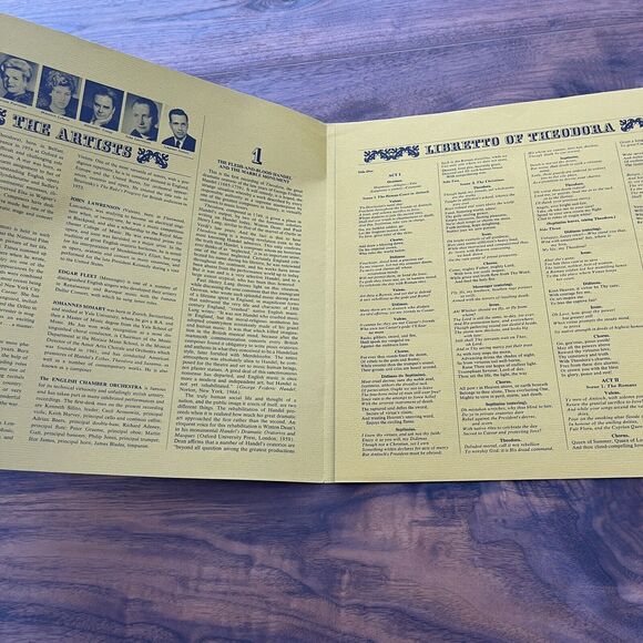 Handel Theodora Dramatic Oratorio 3xLP Box Set Vanguard VCS-10050/1/2 1969 - Picture 10 of 11